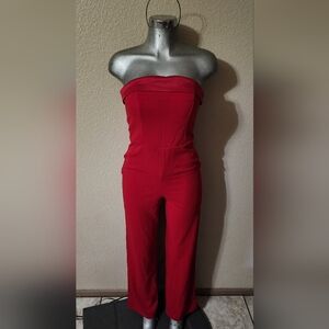 Women's Red Jumpsuit